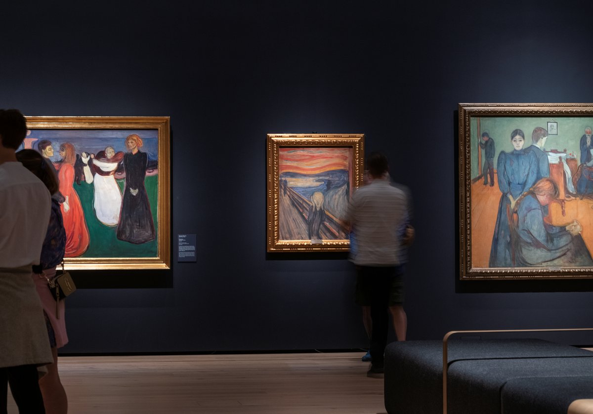 Munch-rommet i Nasjonalmuseet.