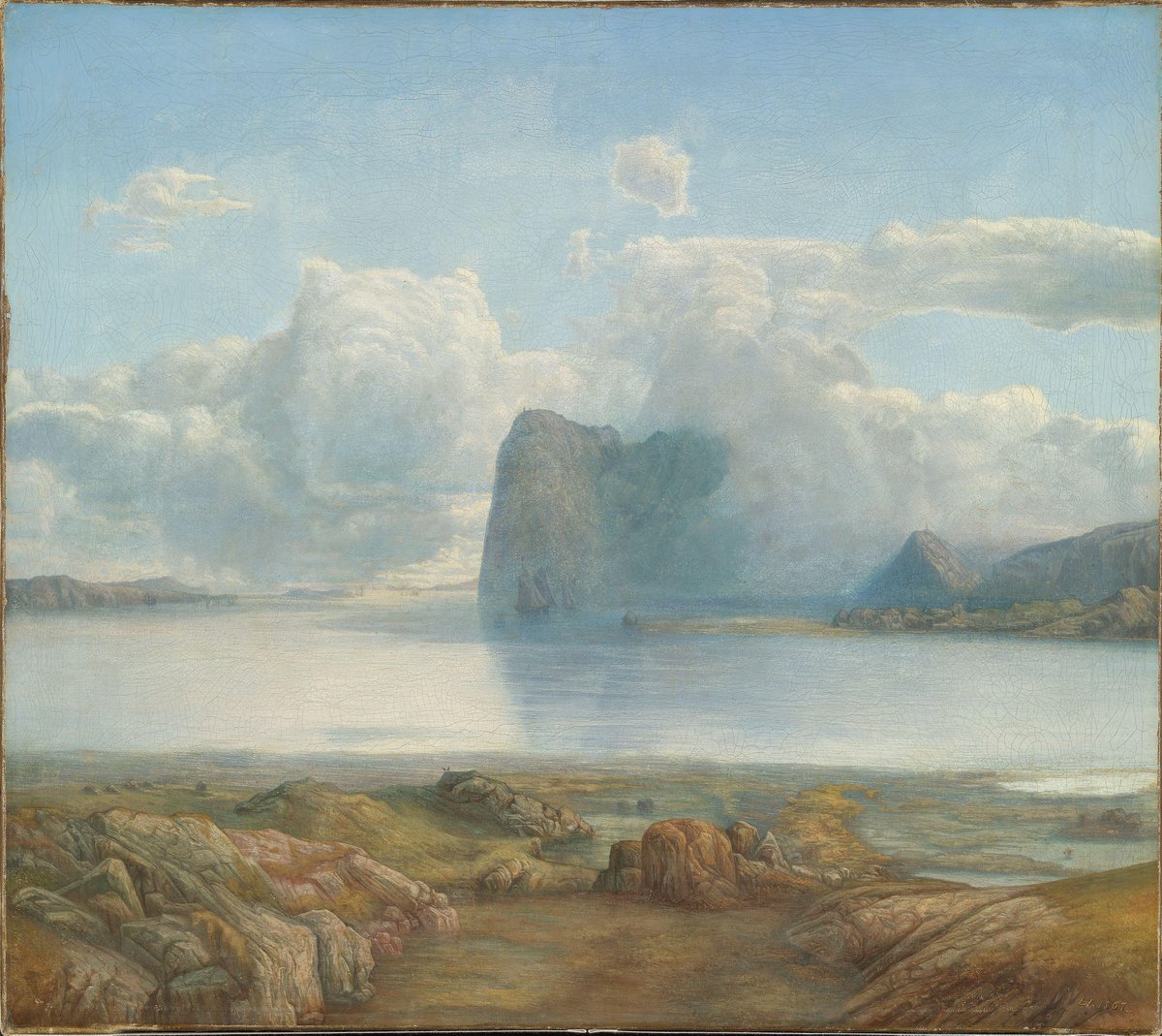 Lars Hertevig, «Borgøya», 1867.