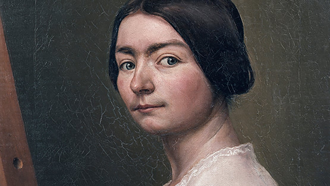 Aasta Hansteen, «Selvportrett», 1844
