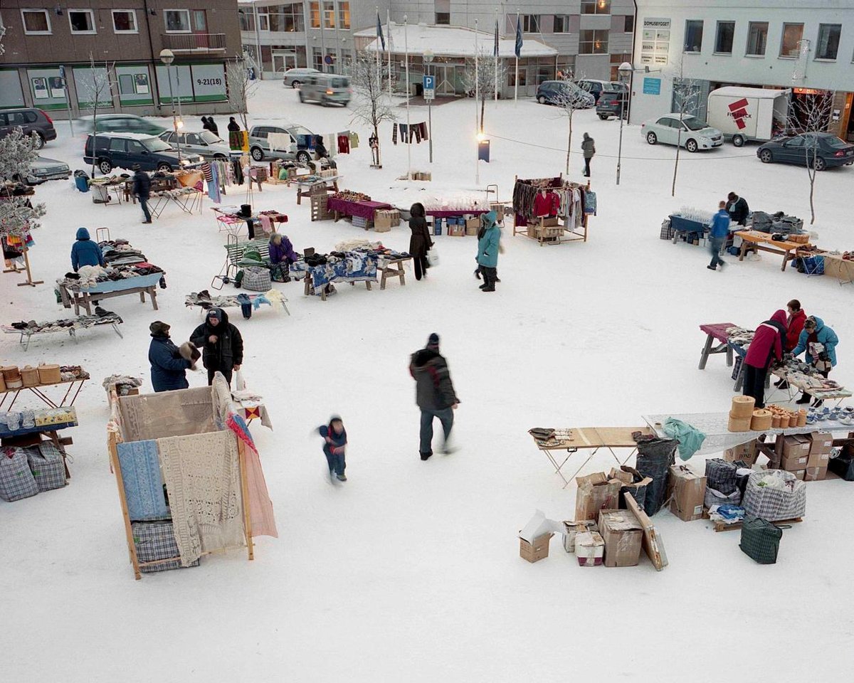 Russemarkedet. Kirkenes 2011. Foto: Michael Miller