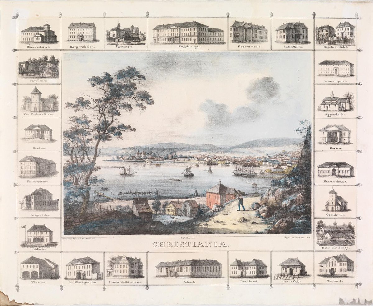 Peter Fredrik Wergmann, «Christiania», 1835.