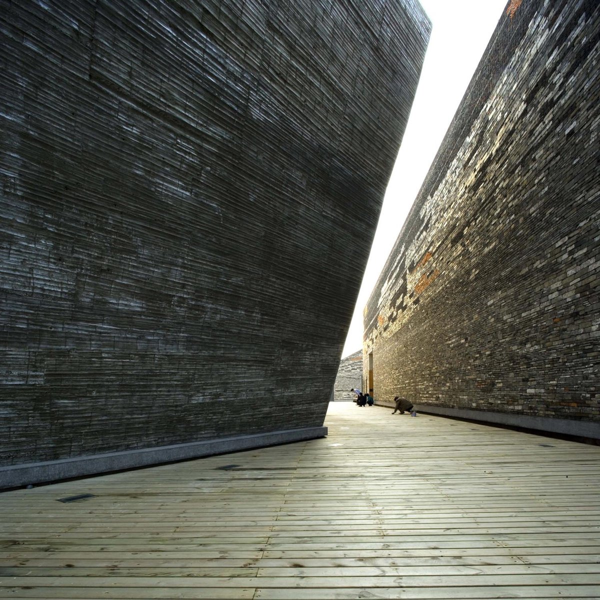 Amateur Architecture Studio, Ningbo historiske museum (detalj), Kina.
