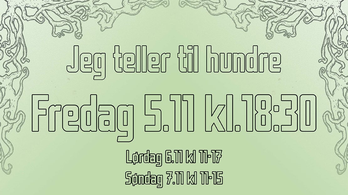 Blikkåpner Oslo inviterer til utstillingshelg 5-7. november.