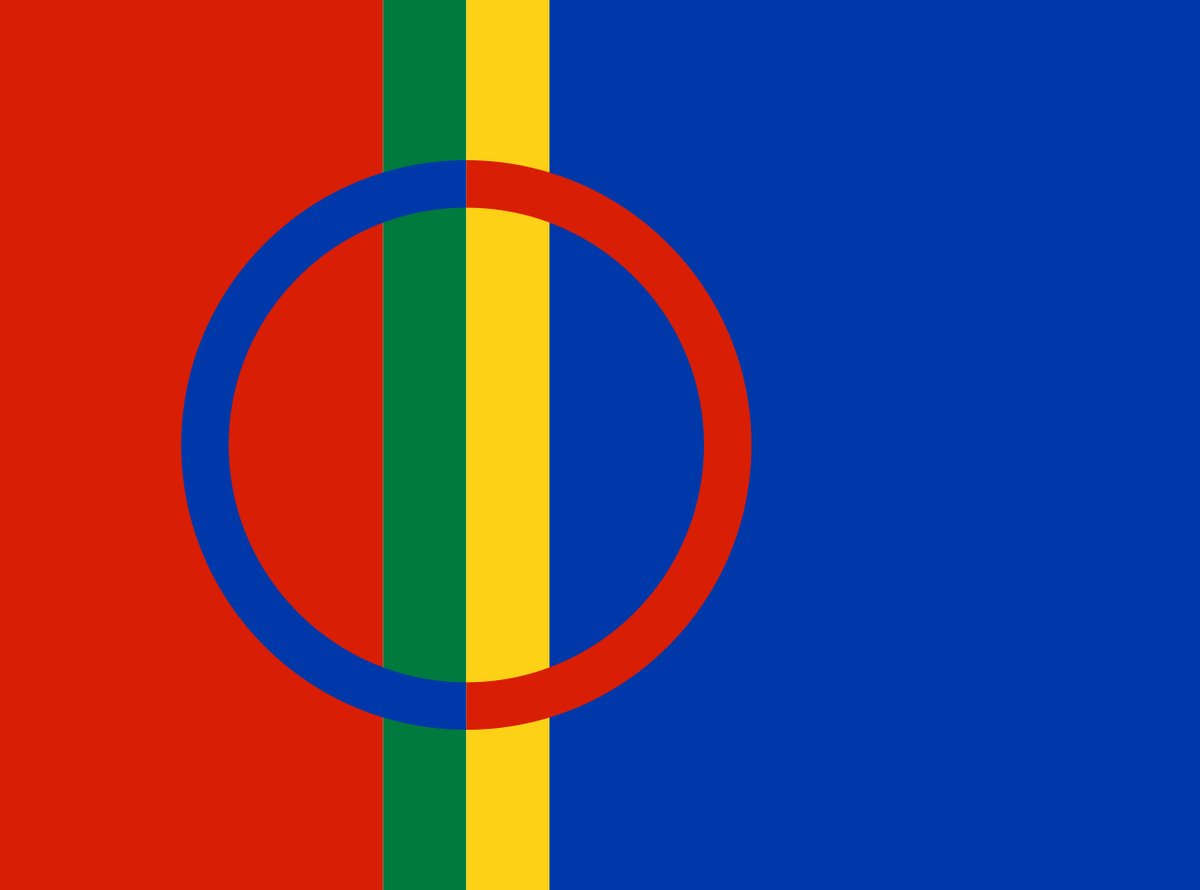 The Sami flag