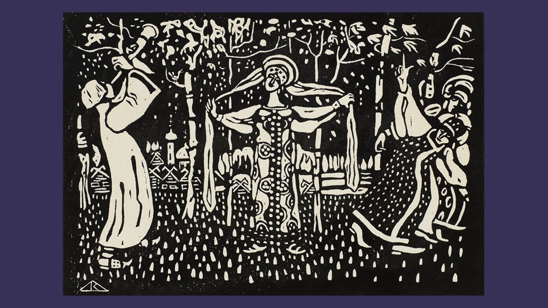Vasilij Kandinskij, «Skalmeie», 1907