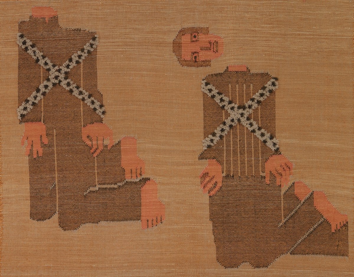 Hannah Ryggen, «Morgengry» (utsnitt), 1936