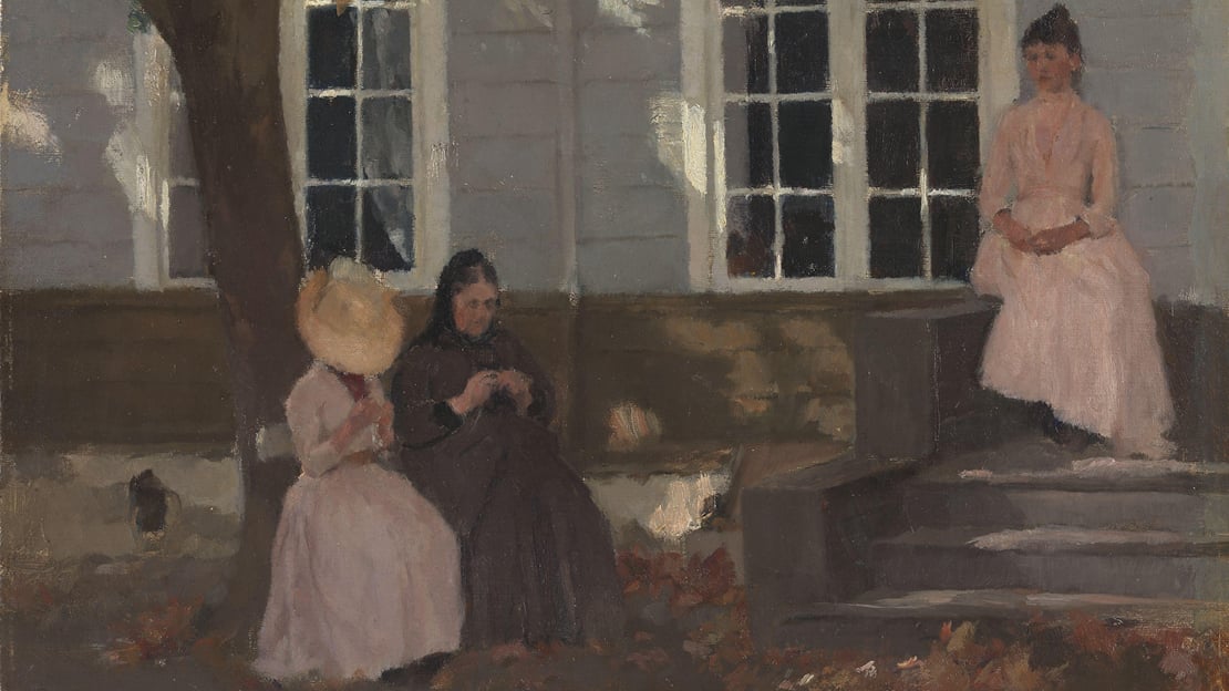 Signe Scheel, «Skrivergården, Undesløs på Toten», 1888