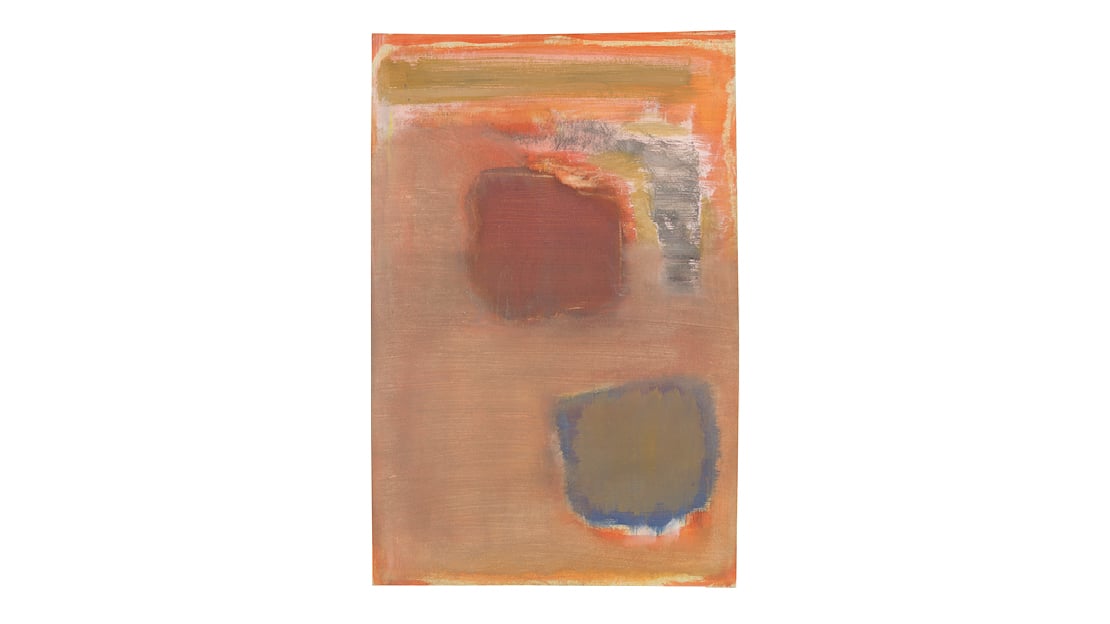 Mark Rothko, Uten tittel, ca. 1949. National Gallery of Art, Washington, gave fra The Mark Rothko Foundation, Inc. 1986.43.257 Multiforms maleri av Rothko med flytende fargefelt
