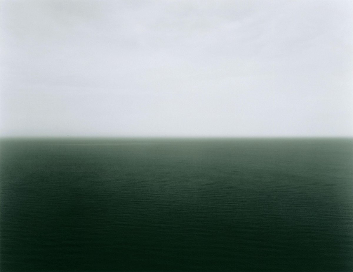 Hiroshi Sugimoto, «Nordishavet, Nordkapp I», 1990 Uendelig hav