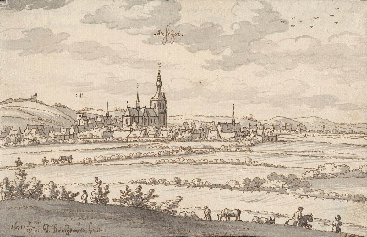 Josua de Grave, «Landskap fra Aarschot», 1675