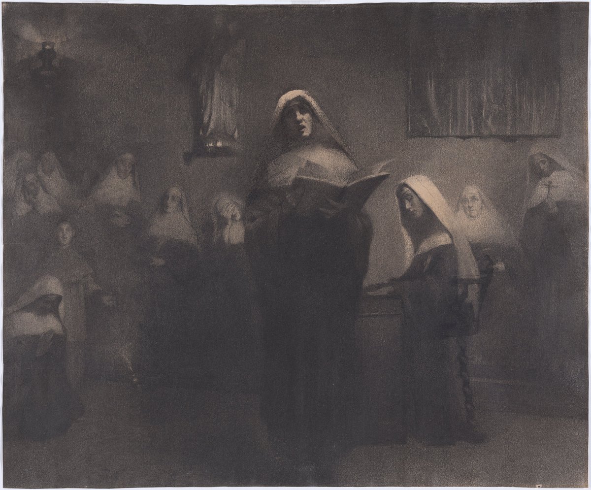 Asta Nørregaard, «Julenattsmesse i et fransk kloster», udatert.