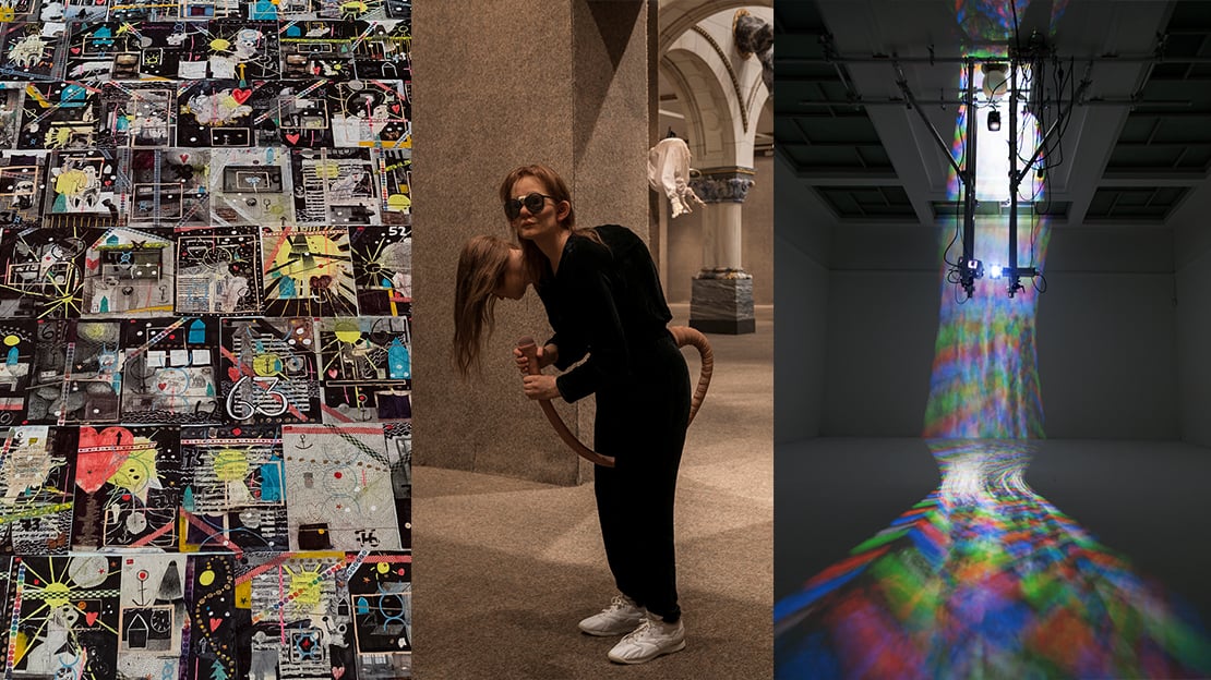 Linn Solveig Halvorsrøds «94», Tori Wrånes' «The Singer» og «Ferriscope» av Bull.Miletic, er nye tilskudd til samlingen.