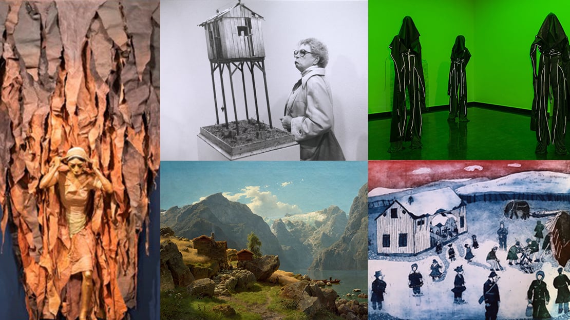 Gitte Dæhlin, Espen Tveit, Sandra Mujinga, Hans Gude og Inga N. Pedersen er noen av kunstnerne som ble ervervet i mars og april.
