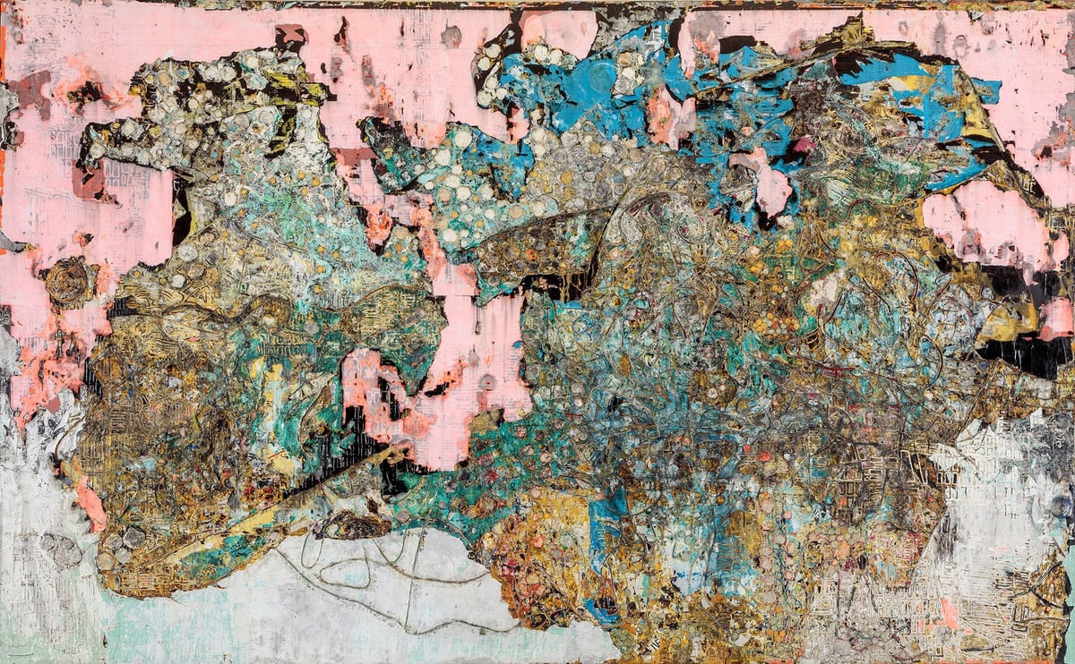 Mark Bradford, «Gatekeeper», (2019) Mark Bradford, «Gatekeeper»,