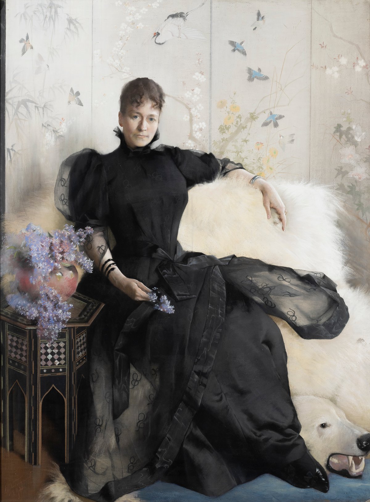 Asta Nørregaard, «Portrett av Elisabeth Fearnley», 1892.