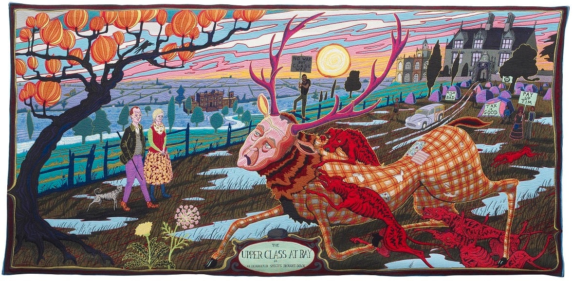 Grayson Perry, «The Upper Class at Bay» (utsnitt), 2012.