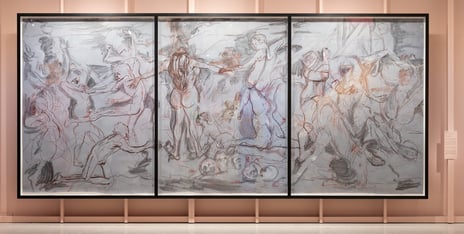 Kara Walker, "Fealty as Feint (a drawing exercise)", 2019. Courtesy of the Fredriksen Family