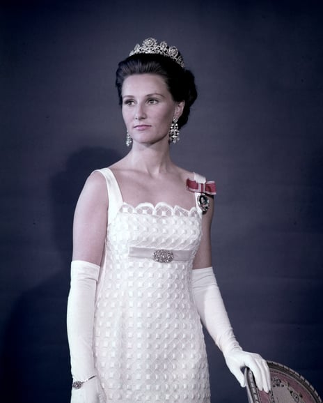 Offisiellt portrett av Kronprinsesse Sonja, 1970.