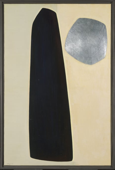 Anna-Eva Bergman, «N°2-1953, Stele avec lune».