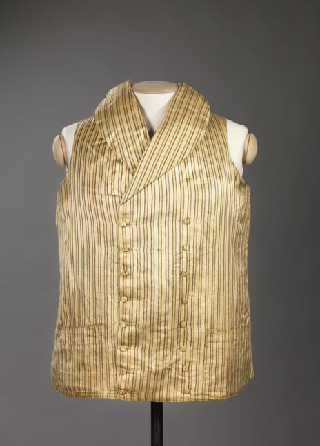 Vest, mellom 1790 og 1810.