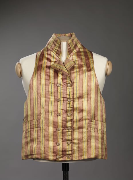 Vest, mellom 1790 og 1810.