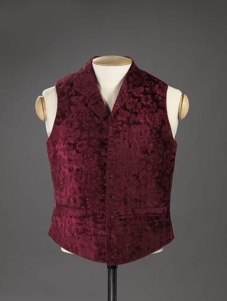 Vest, mellom 1840 og 1860.
