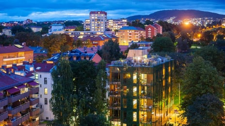 En av fire vinnere i 2019: D36 – Green House i Oslo ble ferdigstilt i 2013 og er tegnet av Element Arkitekter AS En av fire vinnere i 2019: D36 – Green House i Oslo ble ferdigstilt i 2013 og er tegnet av Element Arkitekter AS