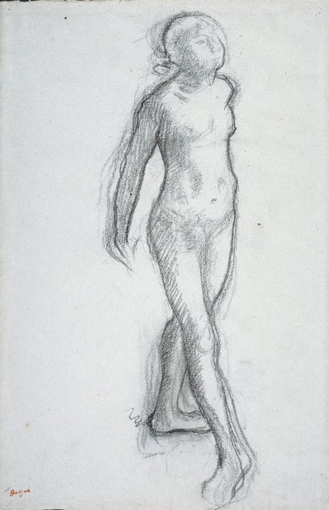 Edgar Degas, «Studie av en 14 år gammel danserinne», antagelig 1878-1879. «Studie av en 14 år gammel danserinne» av Edgar Degas.