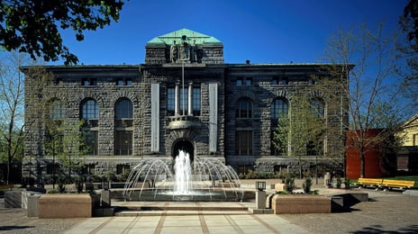 The museum of Contemporary Art Front view of a jugend style building build in the early 1900s