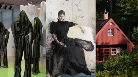 Tre bilder satt sammen i en collage.