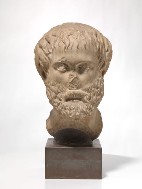 Ukjent kunstner, «Portrett av Aristoteles-typen», mellom 138 og ca. 161 e.Kr.