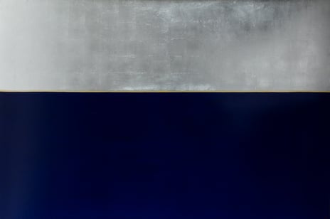 Anna-Eva Bergman, «N°8-1969 Grand horizon bleu».