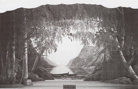 «Brudeferd i Hardanger». Scenografi (1903)