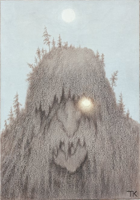 Theodor Kittelsen. «Skogtroll». 1906