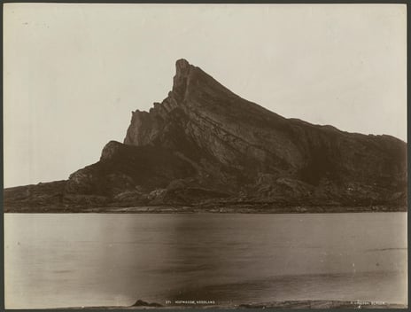 Knud Knudsen, «Hestmandø, Nordland», 1887.
