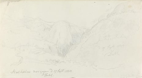 Johan Christian Dahl «Fra Stalheim», 17. september 1834