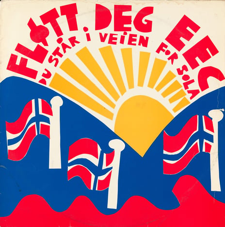 Egil Storeide, Team Trykk AS, Samspill, «Fløtt deg EEC, du står i veien for sola», 1972 Albumcover