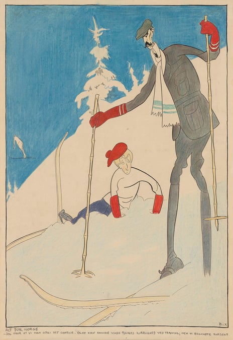 Ragnvald Blix, «Alt for Norge», 1919 Avistegning