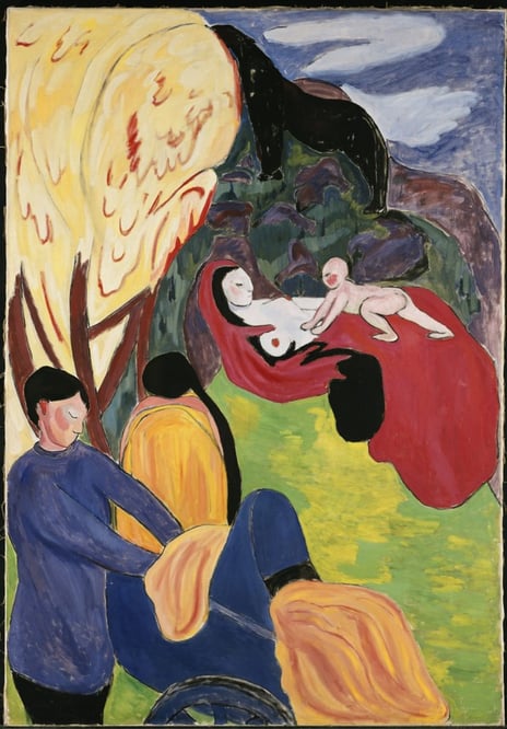 Ukunst: Rudolph Thygesen, Barbarer, 1914.