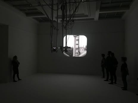 Bull.Miletics installasjon «Ferriscope» på Trondheim kunstmuseum, 2018.