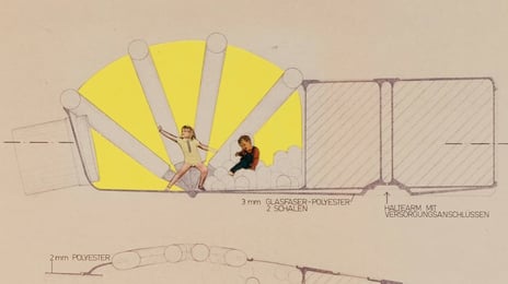 Angela Hareiter, «Future House» (utsnitt), 1966–1967.