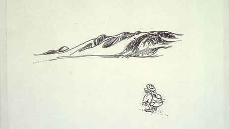 Kjell Aukrust, «Rondane med attglømt snø i juni», 1977