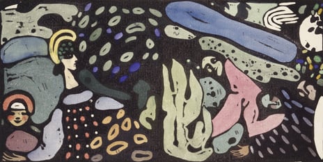 Vasilij Kandinskij,«Grønne Kvinner», 1907
