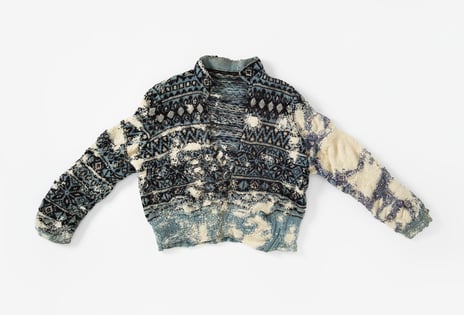 Celia Pym, «Norwegian Sweater», 2009 Bilde av stoppet genser