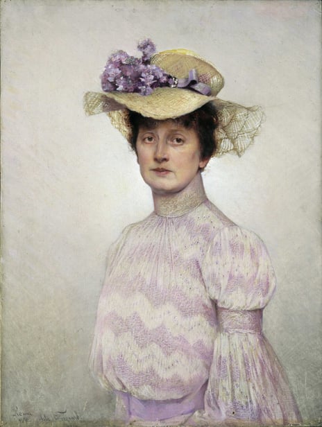 Asta Nørregaard, "Self portrait", 1903.