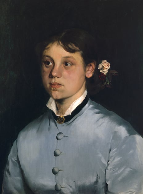 Asta Nørregaard, "Portrait of Maggie Plahte", 1881.
