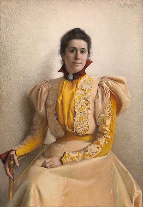 Asta Nørregaard, "Marthine Cappelen Hjort, f. Kiær", 1897.