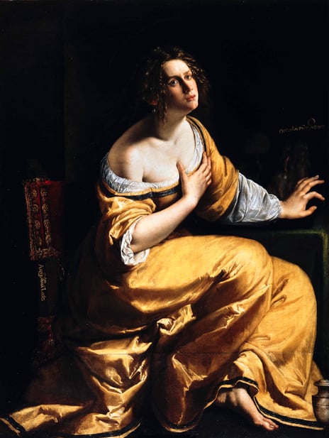 Artemisia Gentileschi, «Maria Magdalena», ca. 1615–1617.