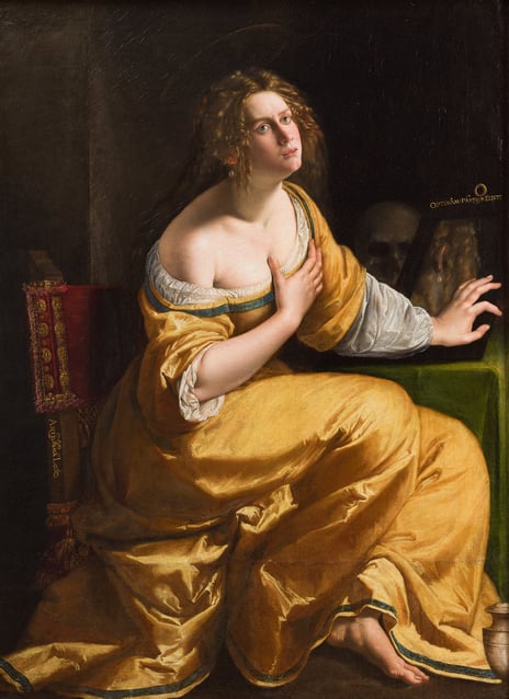 Artemisia Gentileschi, "Mary Magdalene", c. 1615–1617.