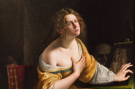 Artemisia Gentileschi, "Mary Magdalene", c. 1615–1617.